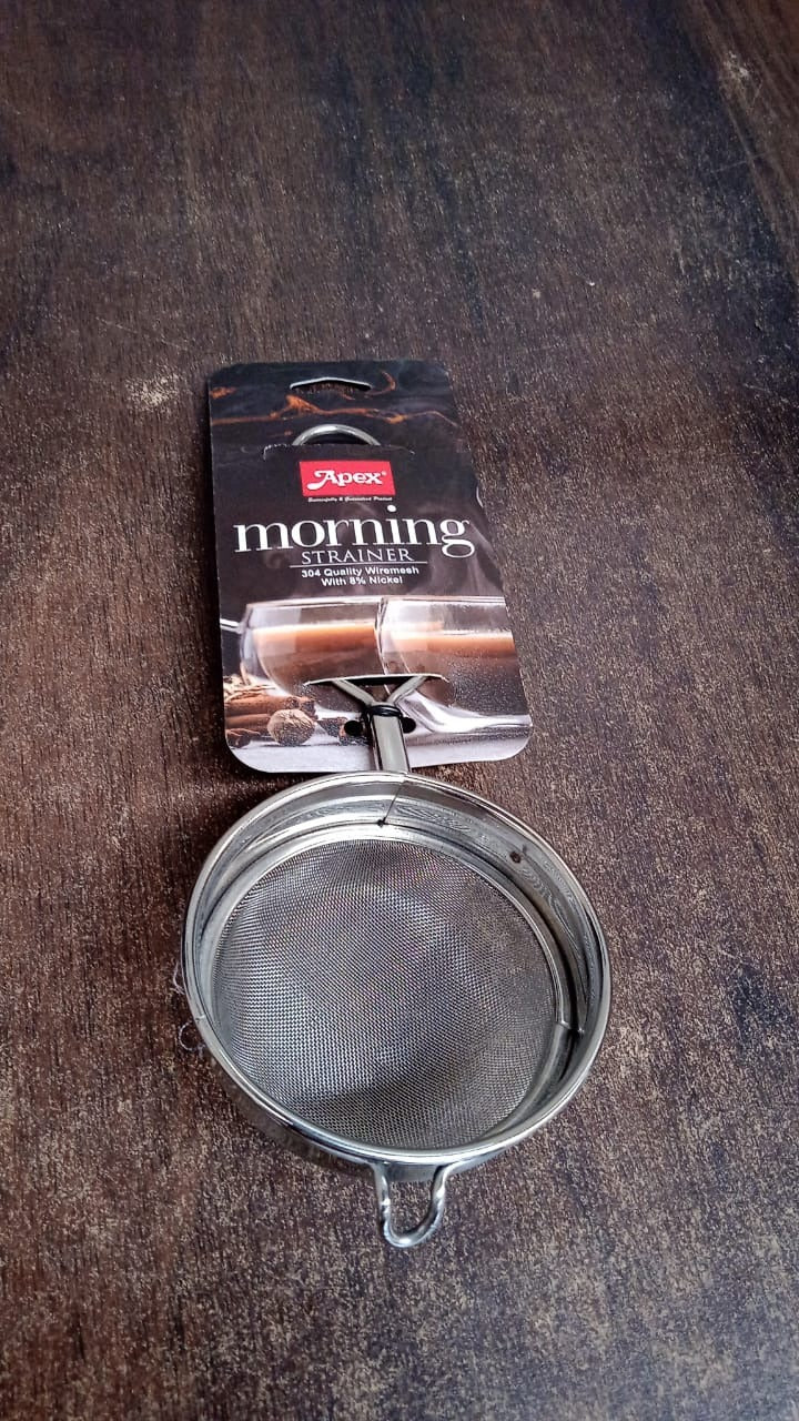 Apex Morning Stainless Steel Tea and Coffee Strainer Apex Morning Stainless Steel Tea and Coffee Strainer